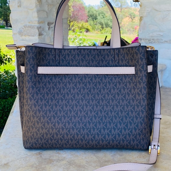 NWT Michael Kors Emilia LG Satchel&wallet - Picture 4 of 12